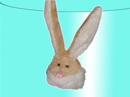 G7386 - BE - Rabbit  (5cm) - w - magnet