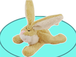 GS7951 - BE - Rabbit (10cm) - w - magnet