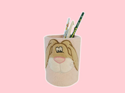 GS7424 - EM - Brown rabbit - 09  (10.5cm) - pencil stand