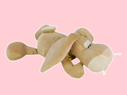 GS8329 - CE - Brown rabbit - 09  (20cm) - lying 