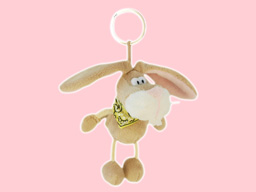 GS7394 - CE - Brown rabbit - 09   - w - keychain 