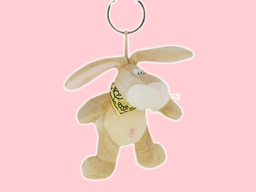 GS7549 - CE - Brown rabbit - 09 (10cm) - w - keychain