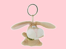 GS8097 - CE - Brown rabbit - 09 (7cm)  - w -  keychain