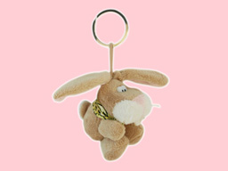 GS8312 - CE - Brown rabbit - 09  (7cm)  - w -  keychain