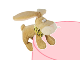 GS7389 - CE - Brown rabbit - 09  (12cm)  - w - magnet