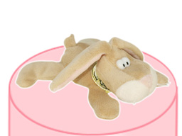 GS7564 - CE - Brown rabbit - 09  (15cm)  - w -  magnet