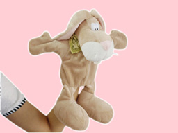 GS7399 - CE - Brown rabbit - 09  (37cm) - hand puppet