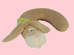 GS4659 - CE - Brown rabbit - 09  (28x22cm) - neck cushion 