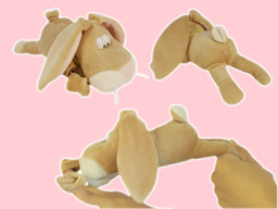 GS8238 - CE - Brown rabbit - 09 (22cm) - flying animal