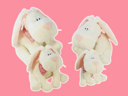 GS7398 - CE - White Rabbit - 09  (15-20-25-30cm)