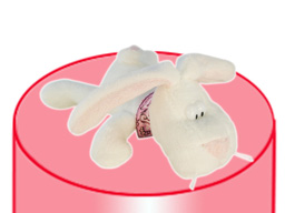 GS7545 - CE - SM - White Rabbit - 09  (16cm) - w - magnet