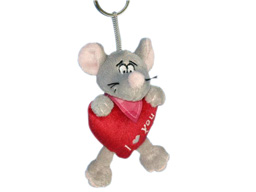 GS7977B - EE - Mouse - 08  (11cm) - w - keychain