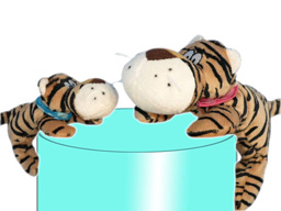  GS7395 - EE - Brown Tiger - 08  (15-30cm)       - w -  magnet 