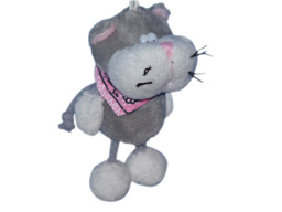GS7394 - Cat (10cm)  - w - keychain