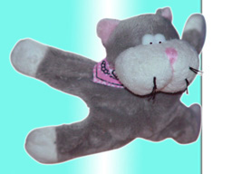 GS7387 - Cat (12cm)  - w - magnet