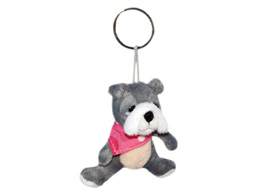 GS7883 - Grey Dog - 09 (10cm) - w - keychain 