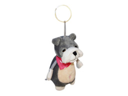 GS8089 - Grey Dog - 09 (12cm) - w - keychain 