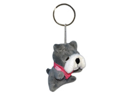 GS8097 - Grey Dog - 09 (7cm) - w - keychain 