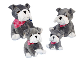 GS7398 - Grey Dog - 09 (15-20-25-30cm) - 15-20cm with sound