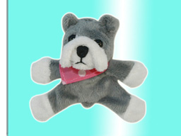 GS7385 - Grey Dog - 09 (9cm) - w - magnet