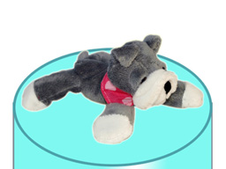 GS7564 - Grey Dog - 09 (15cm) - w - magnet