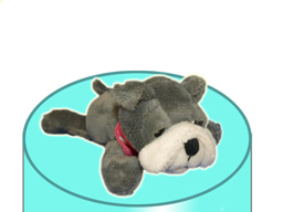 GS7545 - SM - Grey Dog - 09 (16cm) - w - magnet 