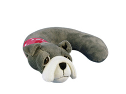 GS4659 - Grey Dog - 09 (22x28cm) - neck cushion 