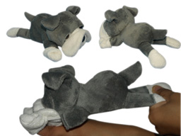 GS8238 - Grey Dog - 09 (22cm) - flying animal 