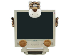  GS7417 - EE - Brown Tiger - 08   (5 pcs set - monitor decoration)