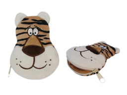   GS8353 - EE - Brown Tiger - 08  (10cm) - coin purse