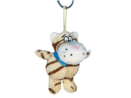 GS7390  - EE - Beige Tiger  - 08 (9cm) - w -  keychain