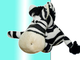 GS8067- SM - Zebra (10cm)  - w - magnet