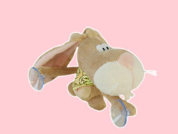 GS8067 - CE - SC- Brown rabbit - 09  (10cm) - suction cup 