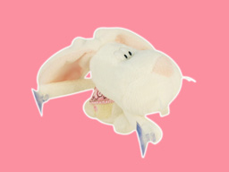 GS8067 - CE - SC - White Rabbit - 09 (10cm) -  suction cup 