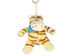  GS7549  - EE  - Beige Tiger   - 08  (10cm)  - w - keychain