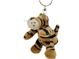  GS7549 - CE - Brown Tiger     (10cm) - w - keychain 