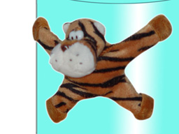  GS7387 - CE - Brown Tiger  (12cm)  - w - magnet