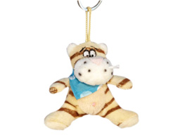  GS7883  - EE  - Beige Tiger   - 08  (10cm)  - w - keychain