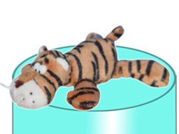  GS7545 - SM- CE - Brown Tiger  (17cm)    - w -  magnet