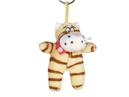  GS7982  - EE  - Beige Tiger   - 08  (11cm)   - w - keychain