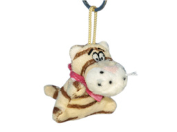  GS8097  - EE  - Beige Tiger   - 08  (7cm)   - w - keychain