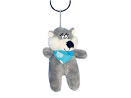 GS7982 - Wolf - 08  (10cm) - w - keychain