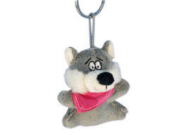 GS8097 - Wolf - 08 (7cm) - w - keychain