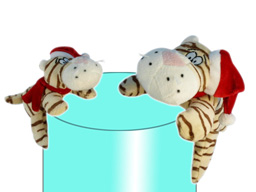 GS7395 - EE - X - Beige Tiger - 08 (15-30cm) - w - magnet