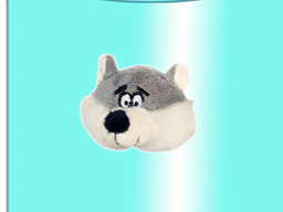 GS7386 - Wolf - 08 (6cm) - w - magnet