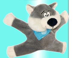 GS7387 - Wolf - 08 (12cm) - w - magnet