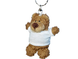 GS7390  - Brown Bear (9cm) - w - keychain