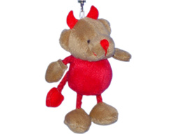 GS7394 - Devil Bear (11cm) - w - keychain