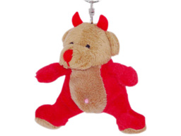 GS7883 - Devil Bear  (10cm) - w - keychain