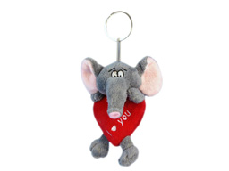 GS7977B - Elephant - 09 (11cm) - w - keychain